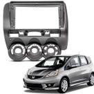 Moldura 9 Polegadas Fit 2004 2005 2006 2007 2008 Cinza