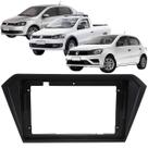 Moldura 9 Polegadas Gol Voyage Saveiro G7 G8 2016 à 2024 Preta Painel Central Multimidia Epx9vw010