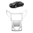 Moldura 9 polegadas hyundai azera 2012/14 prata