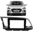 Moldura 9 polegadas hyundai elantra 2017 a 2018 preta fosca Moldura 9 polegadas hyundai elantra 2017 a 2018 preta fosca