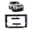 Moldura 9 polegadas kia sorento 2013 a 2014 preta fosca