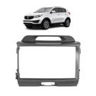 Moldura 9 polegadas kia sportage 2011 a 2015 cinza