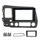 Moldura 9 Polegadas Padrão Chinês Com Adaptador 7 Polegadas Chinês Japonês Honda Civic 2007/2011 Grafite Moldura 9 Polegadas Padrão Chinês Com Adaptador 7 Polegadas Chinês Japonês Honda Civic 2007/2011 Grafite
