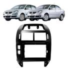 Moldura 9 Polegadas Polo Hatch Sedan 2003 à 2011 Preta Painel Central Multimidia Som