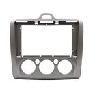 Moldura 9" Polegadas Prata compatível com Ford Focus 2009 a 2013 Padrão Chinês Expex - EPX9FD006