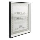 Moldura A4 Diploma Certificado Borda Frame Parede 6328 Cor:Branco