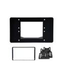 Moldura Adaptadora 7 Po P/8/9 Pol Pioneer Preta Fosca Fiamon Moldura Adaptadora 7 Po P/8/9 Pol Pioneer Preta Fosca Fiamon