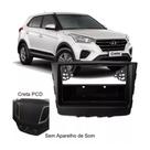Moldura Aparelho de Som Painel Radio 1Din Hyundai Creta Black Piano