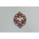 Moldura arabesco Ímã 12cm Espírito Santo vermelho