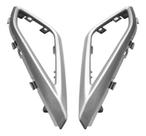 Moldura Aro Difusor Ar Central Hb20 Hb20s Hb20x Prata Par