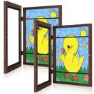 Moldura artística Moldura de arte infantil GULETHUN, abertura frontal de 9 x 12 polegadas