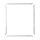 Moldura Boiserie EVA Autocolante 60x70cm 2,3cm Branco