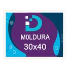 Moldura Branca 30x40 Com Fundo Em Eucatex Para Decoração e Arte Artesanal Moldura Branca 30x40 Com Fundo Em Eucatex Para Decoração e Arte Artesanal