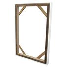 Moldura Canaleta Flutuante para Telas Decorativas 4,5cm 60x90cm c/ Chassis - Várias Cores
