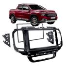Moldura Central Painel Aparelho De Som Dvd 2 Din Fiat Toro Black Piano