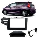 Moldura Central Painel Mp5 2 Din Honda Fit Multimídia Dvd