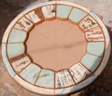 Moldura circular para espelho