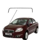 Moldura da Grade Dianteira Fiat Linea 2009 a 2016 Cromada