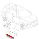 Moldura Da Porta Dianteira Lado Direito Pecas Genuinas Gm Tracker 2021 A 2022 26227790