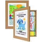 Moldura de arte infantil Americanflat My Mini Masterpiece (conjunto de 2)