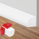 Moldura de canto flexível ToLanbbt 99 cm PVC branco