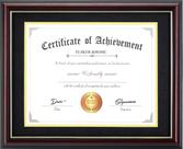 Moldura de diploma ELSKER&HOME 21 x 29,7 cm Madeira marrom avermelhada fosca
