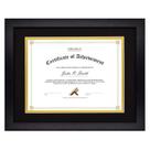 Moldura de diploma Golden State Art 11x14 para documento 8,5x11