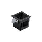 Moldura de Embutir Nordecor 6673 para 1 Módulo Tap Preto