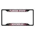 Moldura de matrícula FANMATS Florida State Seminoles Metal Moldura de matrícula FANMATS Florida State Seminoles Metal