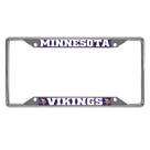 Moldura de matrícula FANMATS Minnesota Vikings Chrome Metal Moldura de matrícula FANMATS Minnesota Vikings Chrome Metal