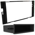 Moldura De Painel 1 Din 2 Din March Versa Sentra 2015 a 2021 Black Piano