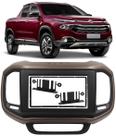 Moldura de Painel 2 Din 7" Polegadas Fiat Toro Para Cd Dvd 2 Dins - Preto com Marrom Moldura de Painel 2 Din 7" Polegadas Fiat Toro Para Cd Dvd 2 Dins - Preto com Marrom