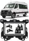 Moldura de Painel 2 Din 7" Polegadas Mercedes Benz Sprinter 2020 Em Diante Moldura de Painel 2 Din 7" Polegadas Mercedes Benz Sprinter 2020 Em Diante