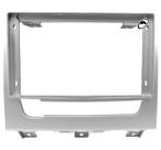 Moldura De Painel 2 Din 9" ou 10" Palio Weekend Siena EL Strada Adventure 2012 Em Diante - Prata