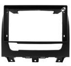 Moldura De Painel 2 Din 9" ou 10" Palio Weekend Siena EL Strada Adventure 2012 Em Diante - Preta