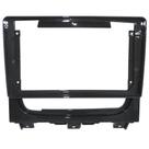 Moldura De Painel 2 Din 9" Polegadas Fiat Palio Weekend Siena EL Strada Adventure 2012 Em Diante - Grafite
