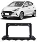 Moldura De Painel 2 Din 9" Polegadas Hyundai HB20 2020 2021 2022 Preto