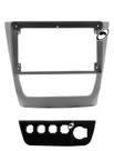 Moldura De Painel 2 Din 9" Polegadas Vw Gol Saveiro Voyage G6 - Cinza