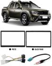 Moldura De Painel 2 Din + Chicote de Ligação + Chicote Adaptador de Antena Renault Oroch Expression Moldura De Painel 2 Din + Chicote de Ligação + Chicote Adaptador de Antena Renault Oroch Expression