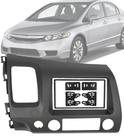 Moldura De Painel 2 Din Honda New Civic 2007 2008 2009 2010 2011 p/ CD DVD 2 Din - Autoplast