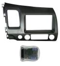 Moldura de Painel 2 Din Honda New Civic 2007 á 2011 + Interface Comando de Volante Moldura de Painel 2 Din Honda New Civic 2007 á 2011 + Interface Comando de Volante