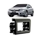 Moldura De Painel 2 Din Honda New Civic 2012 2013 2014 2015 2016