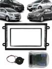 Moldura De Painel 2 Din Interface Comando de Volante Chevrolet Onix Cobalt Spin Prisma 2013 2014 2015 2016 2017 2018 kit