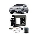 Moldura De Painel 2 Din + Interface Comando de Volante Honda New Civic 2012 2013 2014 2015 2016 Moldura De Painel 2 Din + Interface Comando de Volante Honda New Civic 2012 2013 2014 2015 2016