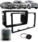 Moldura De Painel 2 Din + Interface Comando de Volante Vw Jetta Passat Amarok