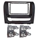 Moldura De Painel Central 2 Din Para Embutir Tela Multimídea 7 Polegadas Mp5 Suporte Preto Abs