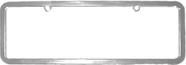 Moldura de Placa 12x36,5cm Especial (mini placa) Cromada - Shekparts