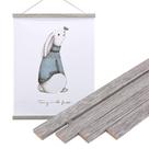Moldura de pôster magnética Artmag Light Wood 40x60cm cinza