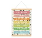 Moldura de pôster para decoração de afirmações do berçário Boho