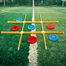 Moldura de PVC Giant Tic Tac Toe Game Premium 122x122 cm